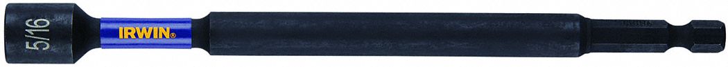 Nutsetter: Nutsetter, Imperial, 5/16 in Fastening Size, Hex, 1/4 in Shank Size, Impact Rated