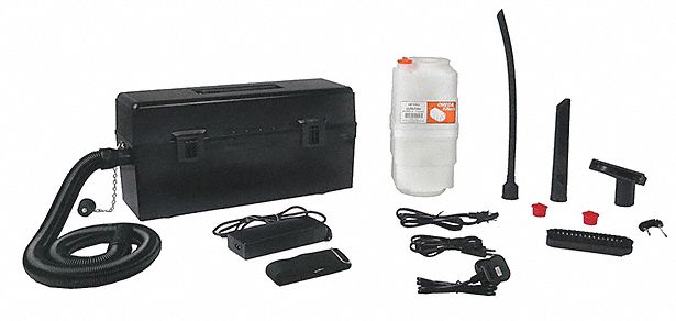 Critical Area Vacuum: 40 cfm Air Flow, 13 lb Wt, 67 dB Sound Level, 1 gal Vacuum Capacity