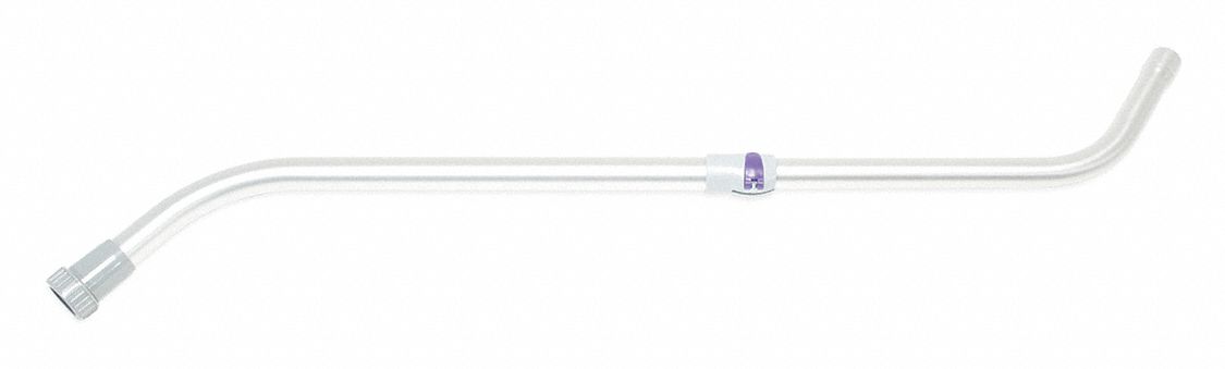 Extension Wand: Aluminum, For 1 1/2 in Hose Dia, 34 in Lg, 10 in Wd, 6 in Dp, 1 1/2 in Dia