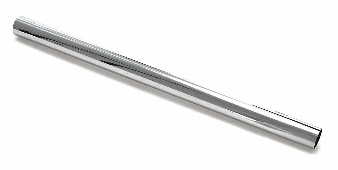 Vacuum Wand Set: Aluminum, For 1 1/4 in Hose Dia, 19 in Lg, 4 1/2 in Wd, 4 1/2 in Dp, Std