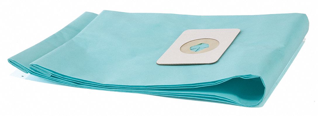 Vacuum Bag, For Canister Vacuum, 10" L, PK5