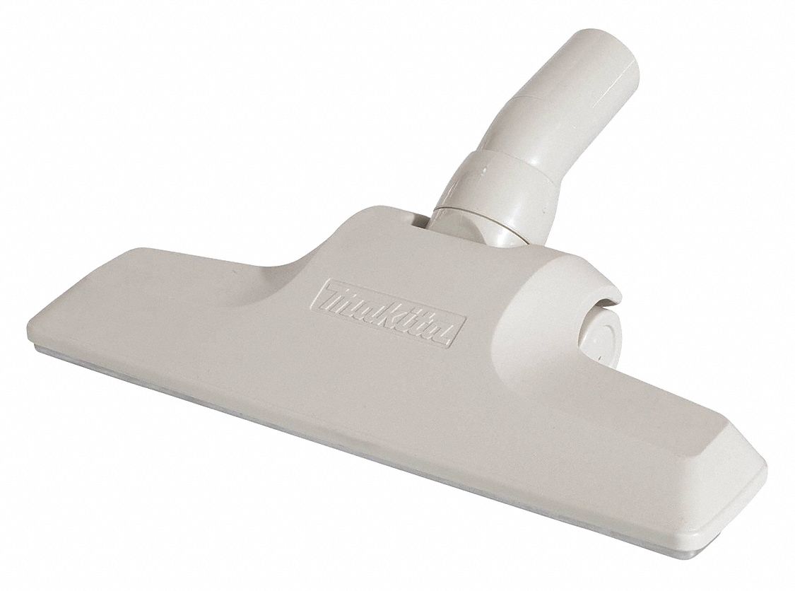 Floor Tool and Nozzle: Plastic, For 1 in Hose Dia, 10 in Lg, 12 1/2 in Wd, 1 1/2 in Dp, Std