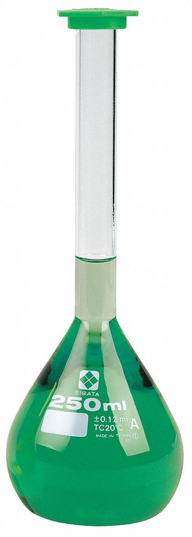 Volumetric Flask, 1 L, 300 mm H, PK2