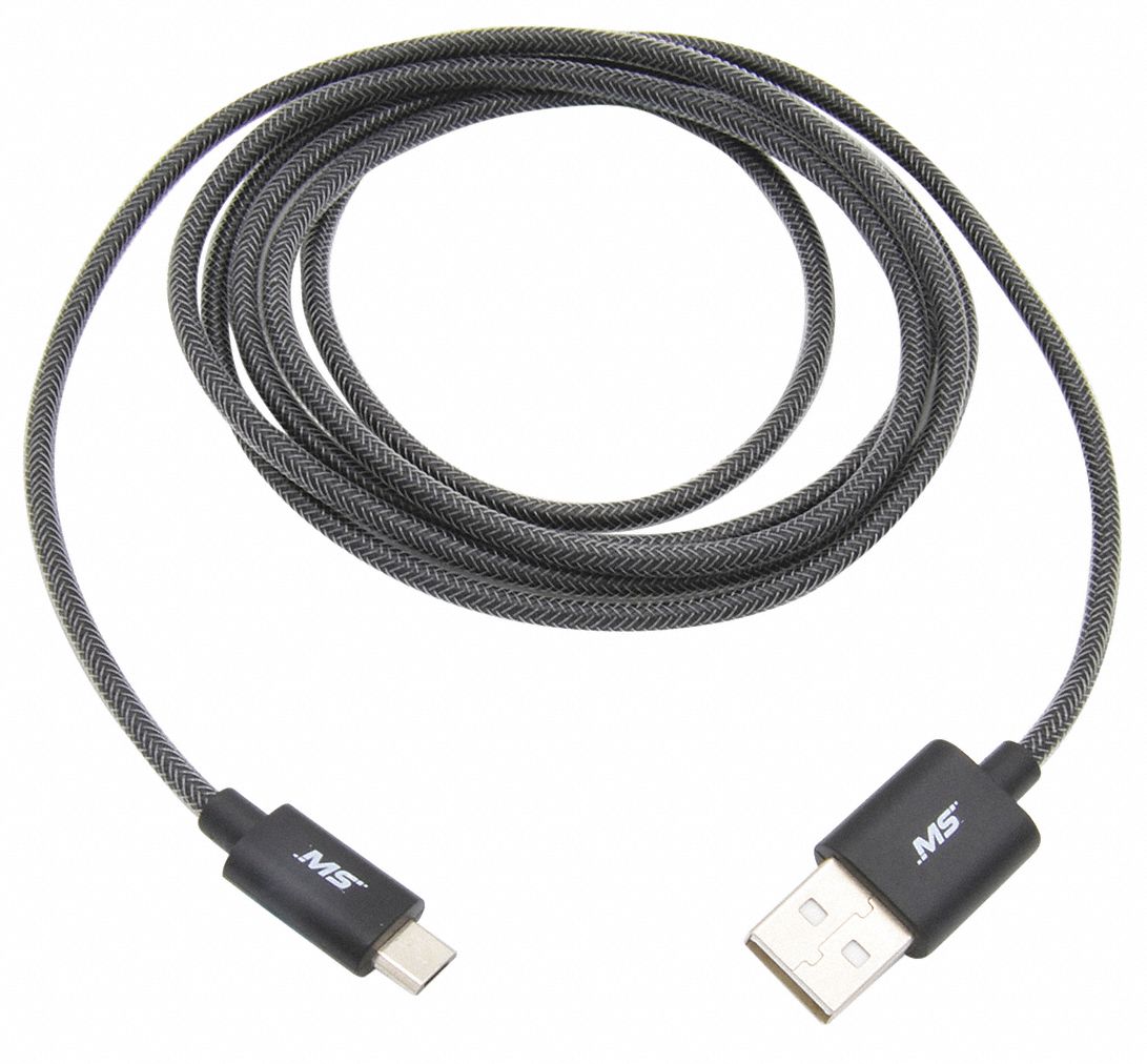MOBILESPEC 5 ft Charger/Sync USB Cable, A Male to 5 Pin B Micro Male