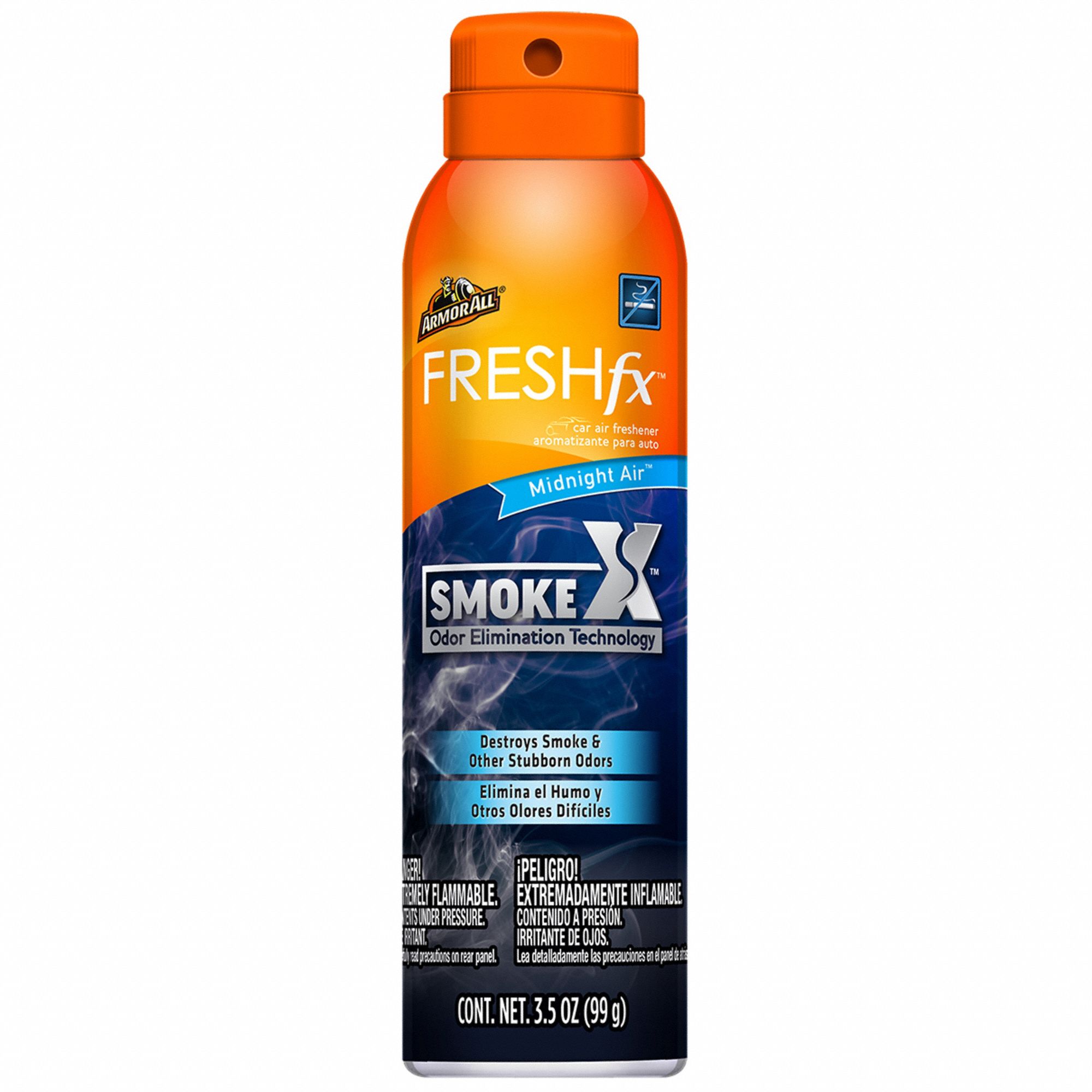 ARMOR ALL, Midnight Air, Black/Orange, Air Freshener 55FC4618960 Grainger