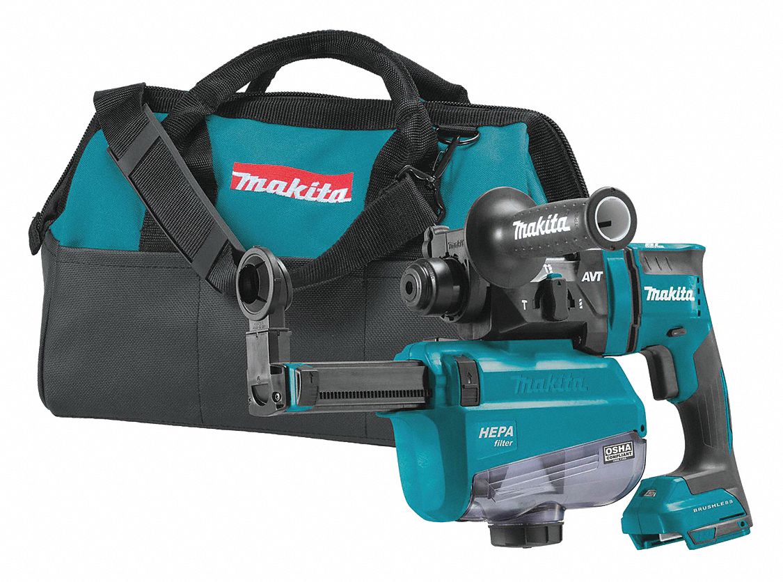 Cordless Rotary Hammer: Pistol-Grip, 18 V, SDS-Plus, 11/16 in max, (1) Bare Tool, 1.2 ft-lb