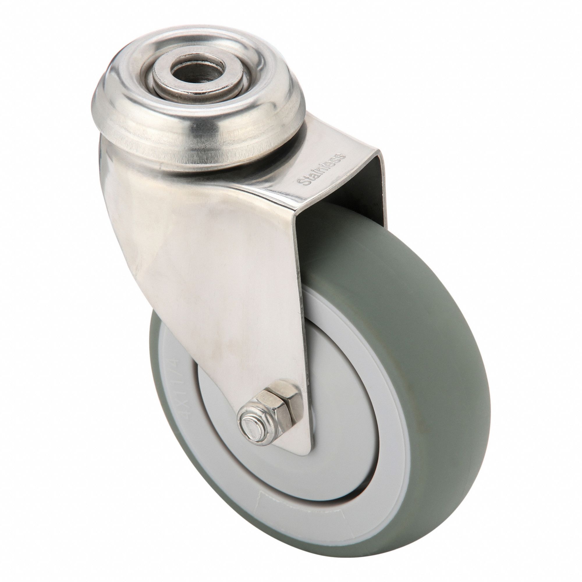 Bolt-Hole Caster, 4"dia,