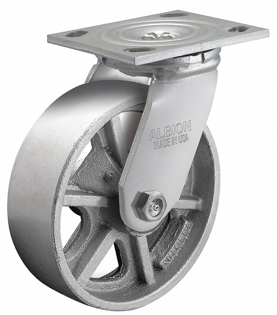 ALBION CASTERS 16CA08201S Standard Plate Caster,Wheel 2" W eBay