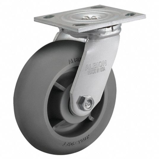 ALBION, 8 in Wheel Dia., 600 lb, Caster - 60RP61|16XR08201S - Grainger