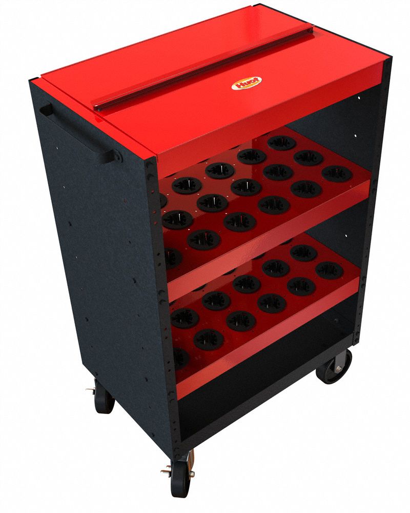 Tool Holder Cart: For CAPTO (C5) Taper, 48 Compartments