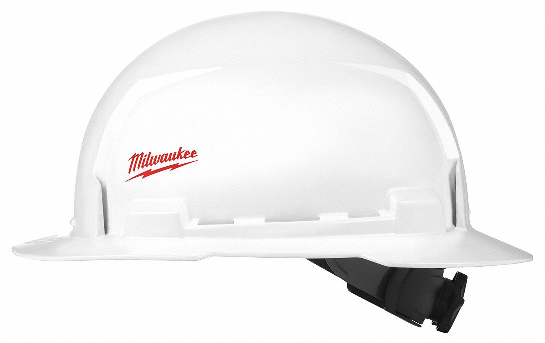 White Brim Neck Flap for Hard Hat - Direct Paint