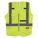 VESTE HAUTE VISIBILITÉ UNISEXE, P/M, JAUNE/VERT, BANDES RÉFLÉCHISSANTES GRISES, POLYESTER