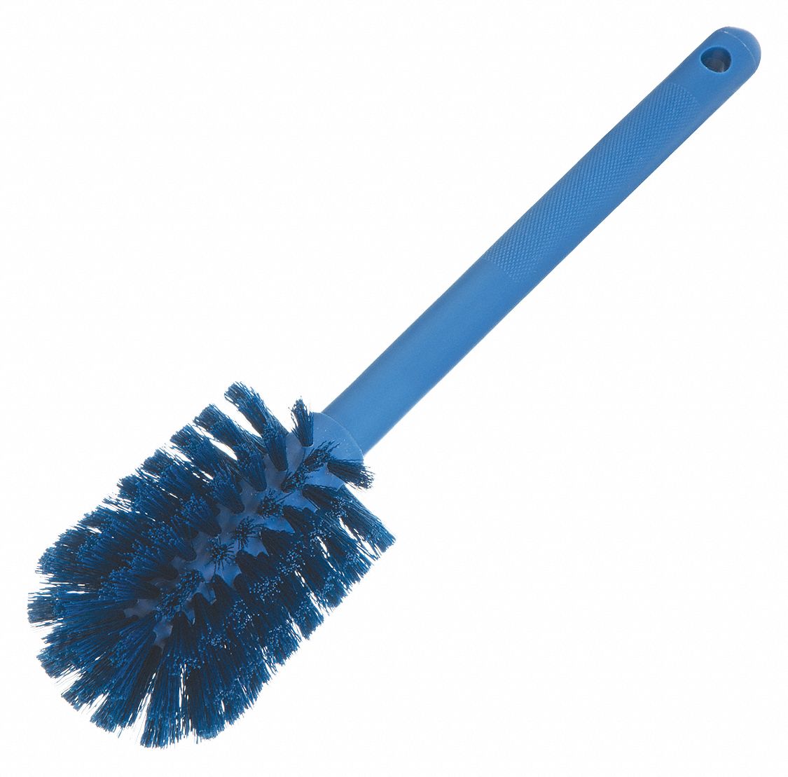 BOTTLE BRUSH,BLUE HANDLE,OVERALL 12" L