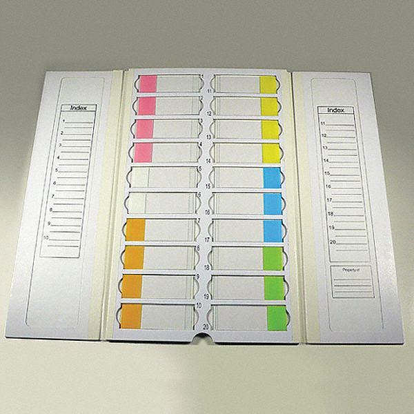Microscope Slide File Cardboard