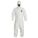 HOODED DISPOSABLE COVERALLS, TYVEK 400, ELASTIC CUFFS/ANKLES, SERGED, WHT, 3XL, 25 PK