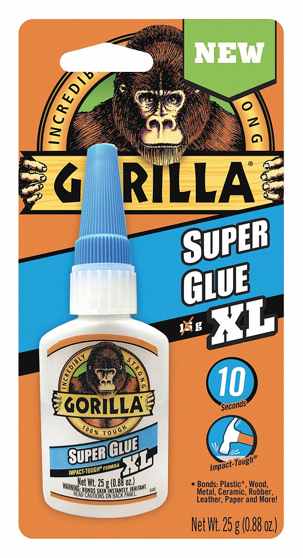 GORILLA, Super Glue XL, Gen Purpose, Instant Adhesive