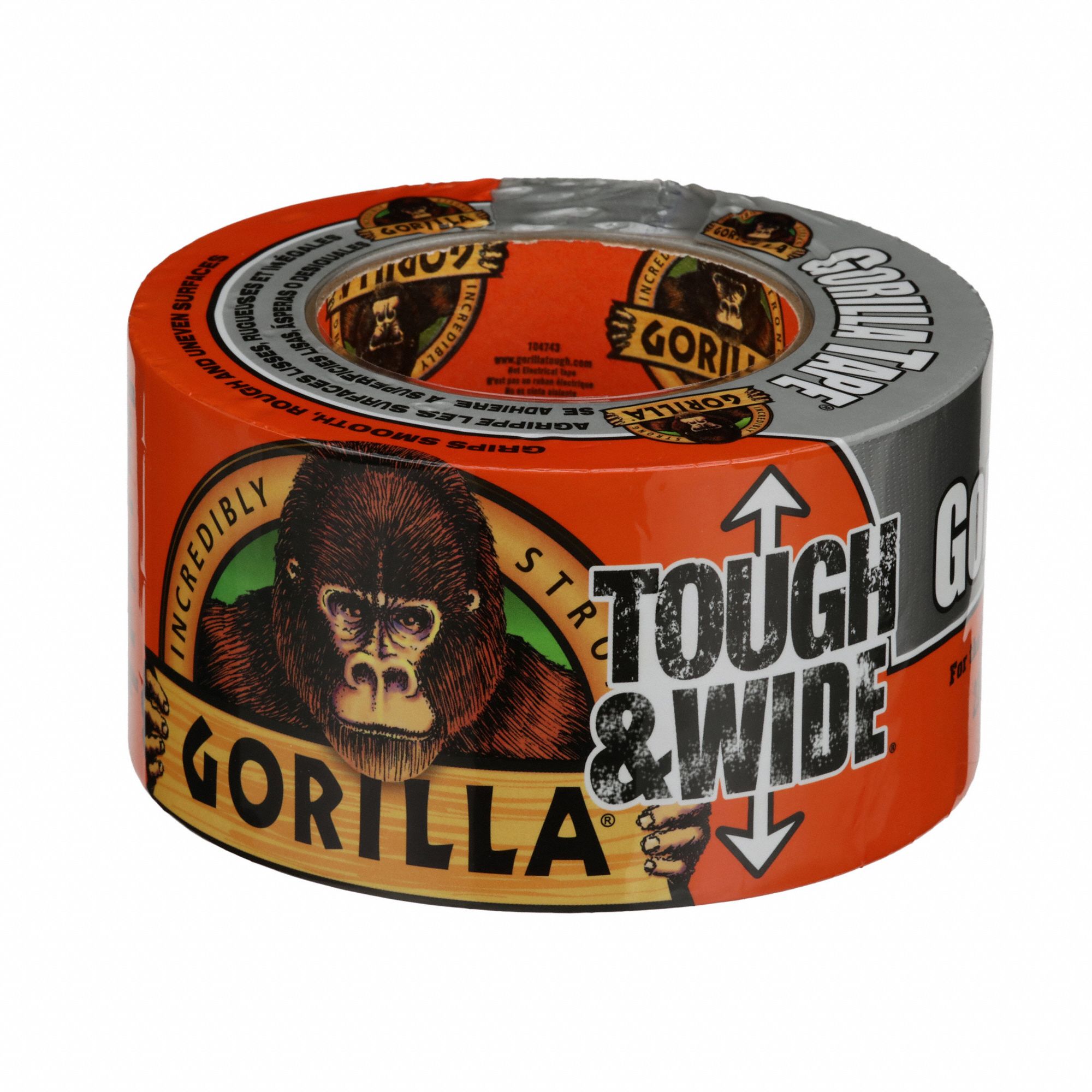 DUCT TAPE,16.75 MIL TH,25 YD L,GREY