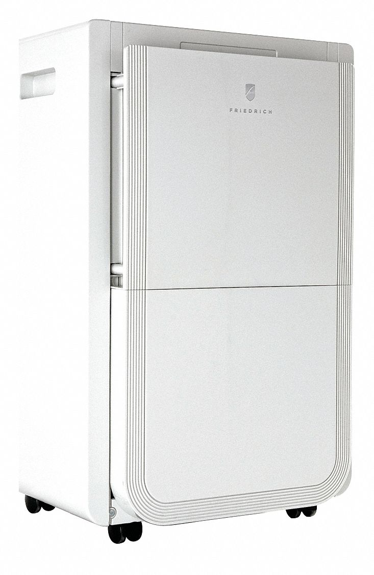 DEHUMIDIFIER,WHITE,23 1/4 IN H,8.2A