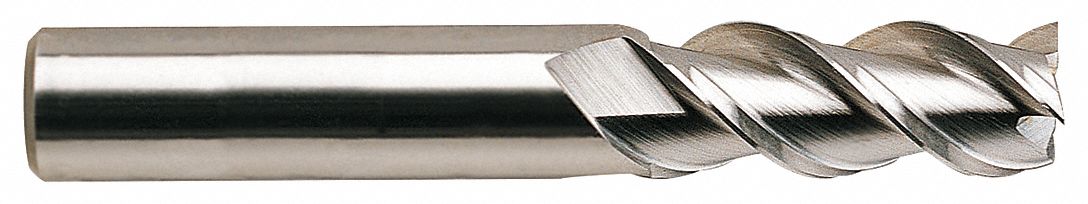 Square End Mill,  0.75 in,  Carbide