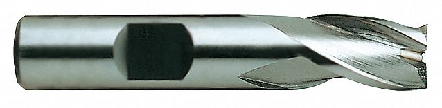 Square End Mill: Cobalt, 3 Flute, 1/16" Mill Dia, 3/32" LOC, 31/32" OAL