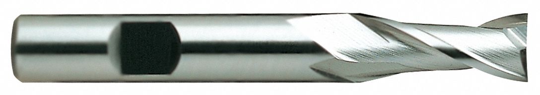 Square End Mill, Single End, 3.50mm, HSS