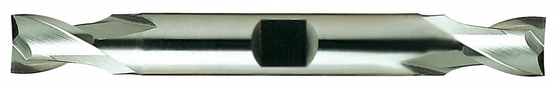 Sq. End Mill, Double End, HSS, 3/16"