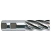 8-Flute General Purpose Finishing TiN-Coated High-Speed Steel Square End Mills