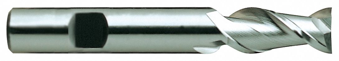 Square End Mill, Single End, 1-1/2", HSS