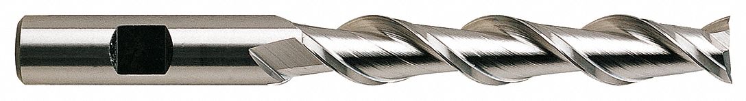 Square End Mill, Single End, 1-1/2", HSS