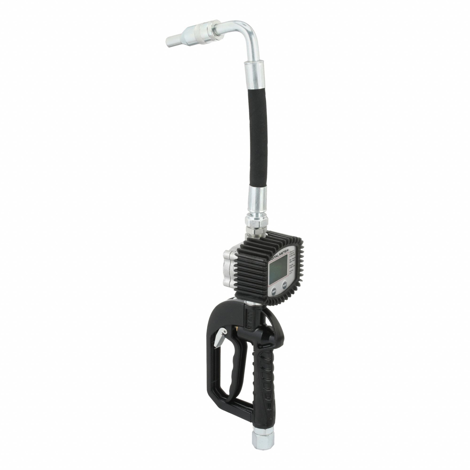 Drum Pump Nozzle: Manual, Digital, 9.25 gpm Max. Flow Rate, Pressure Activated