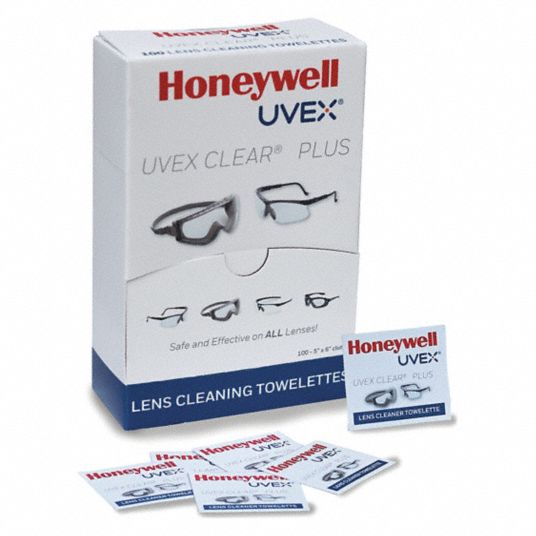 HONEYWELL UVEX Disposable Lens Cleaning Station, NonSilicone Solution
