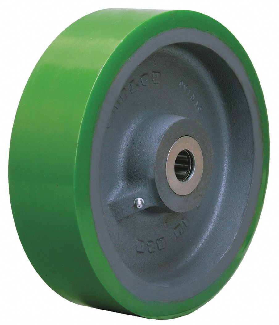 GRAINGER APPROVED Caster Wheel, 10 in Wheel Dia., 3,000 lb Load Rating