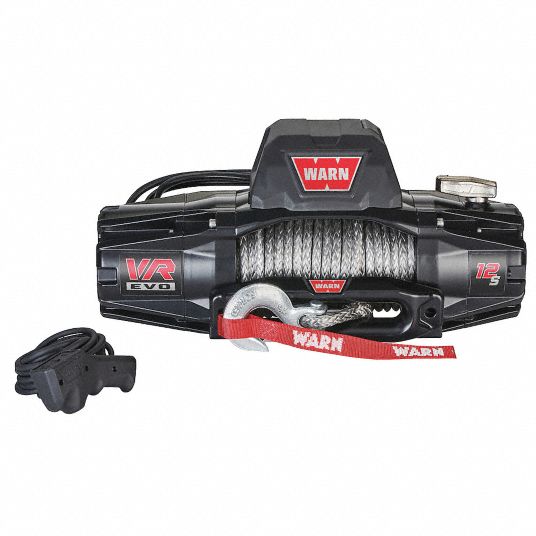 WARN 12V DC Lifting Electric Winch with 26.0 fpm and 12,000 lb 1st