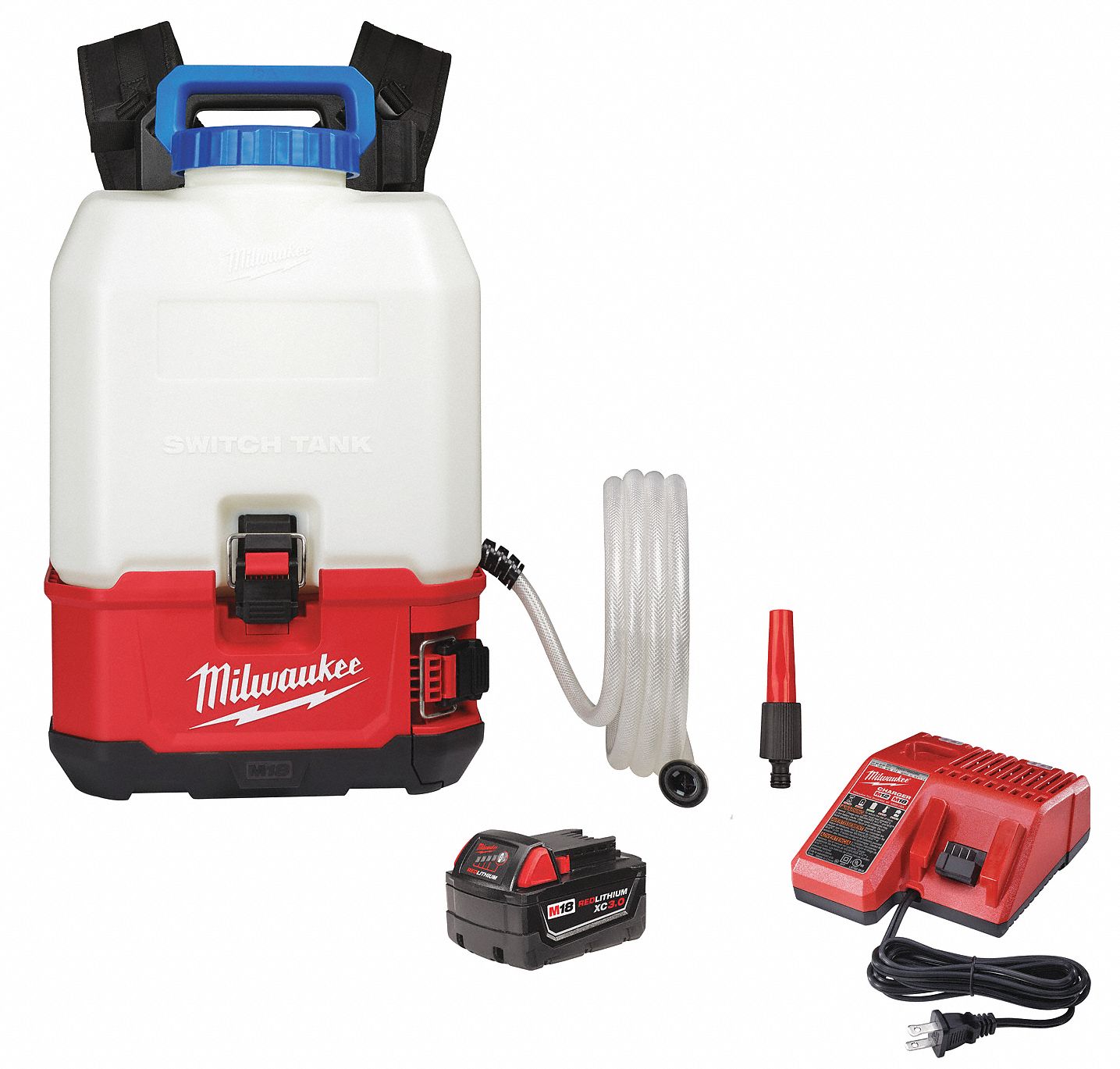 MILWAUKEE Backpack Sprayer Kit, Backpack Sprayer Type 55HA90282021WS Grainger
