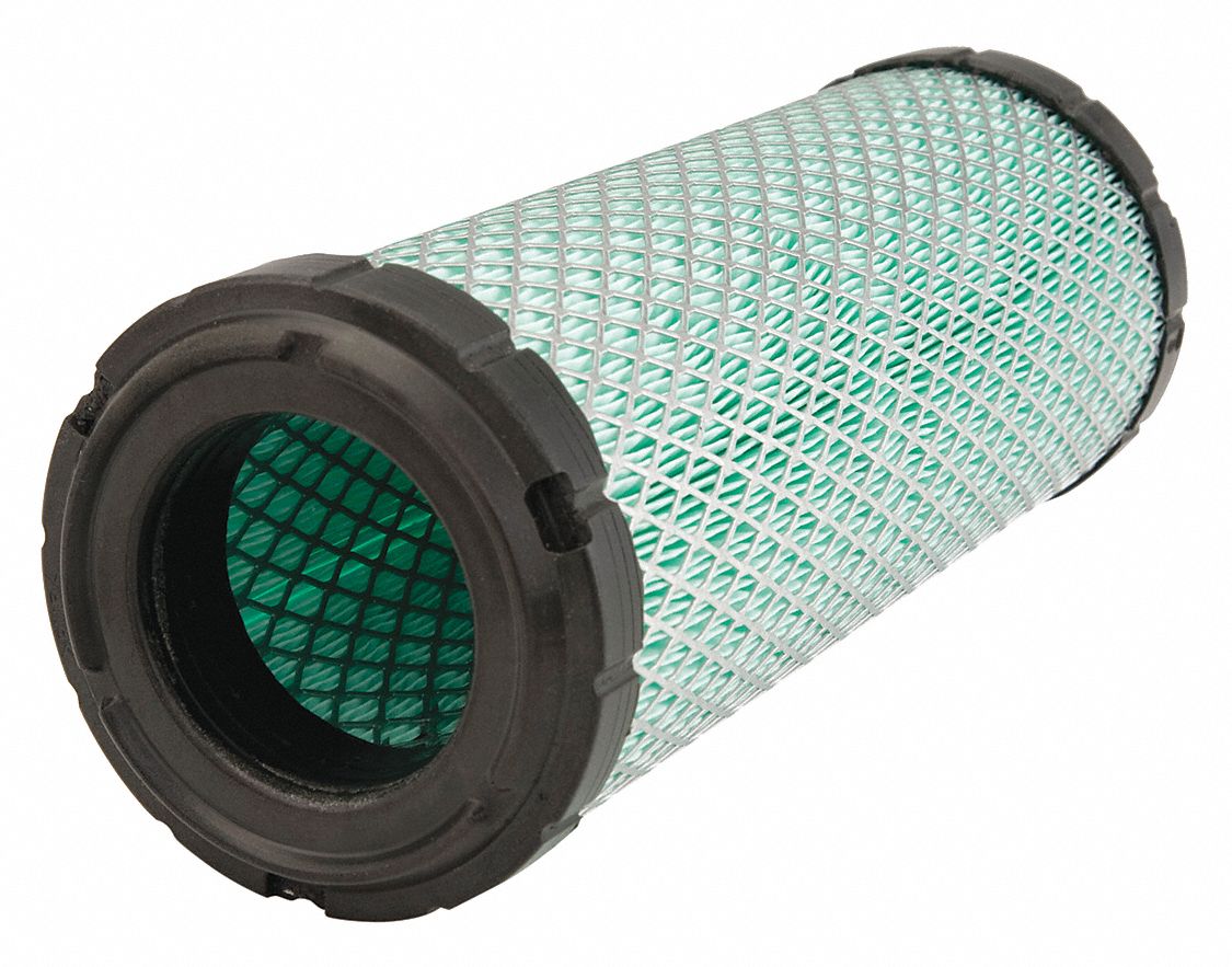 Air Filter 10 3/8 in L Blk/Grn