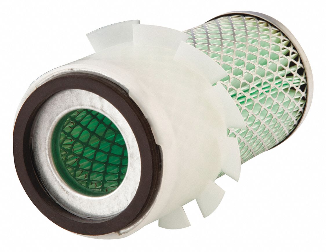Air Filter 7 7/8 in L Blk/Grn