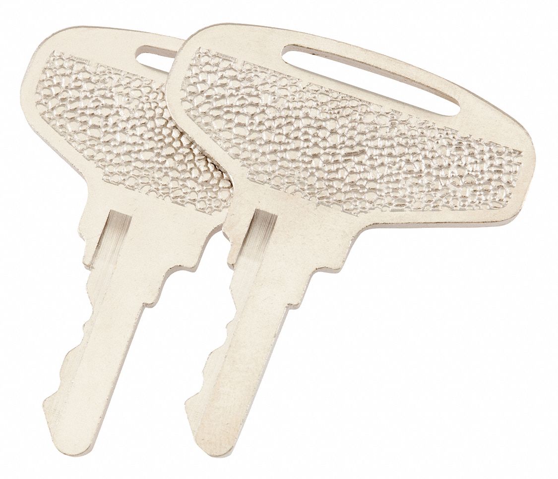 TENNANT Ignition Key Set, PK 2 55HC9587866 Grainger