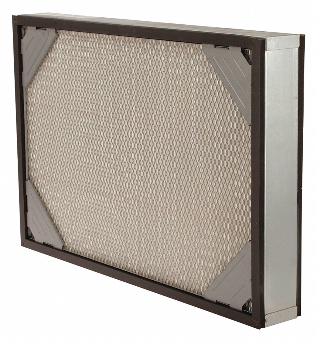 TENNANT, Synthetic Fiber, 30 in Overall Lg, Dust Panel Filter 55HD04