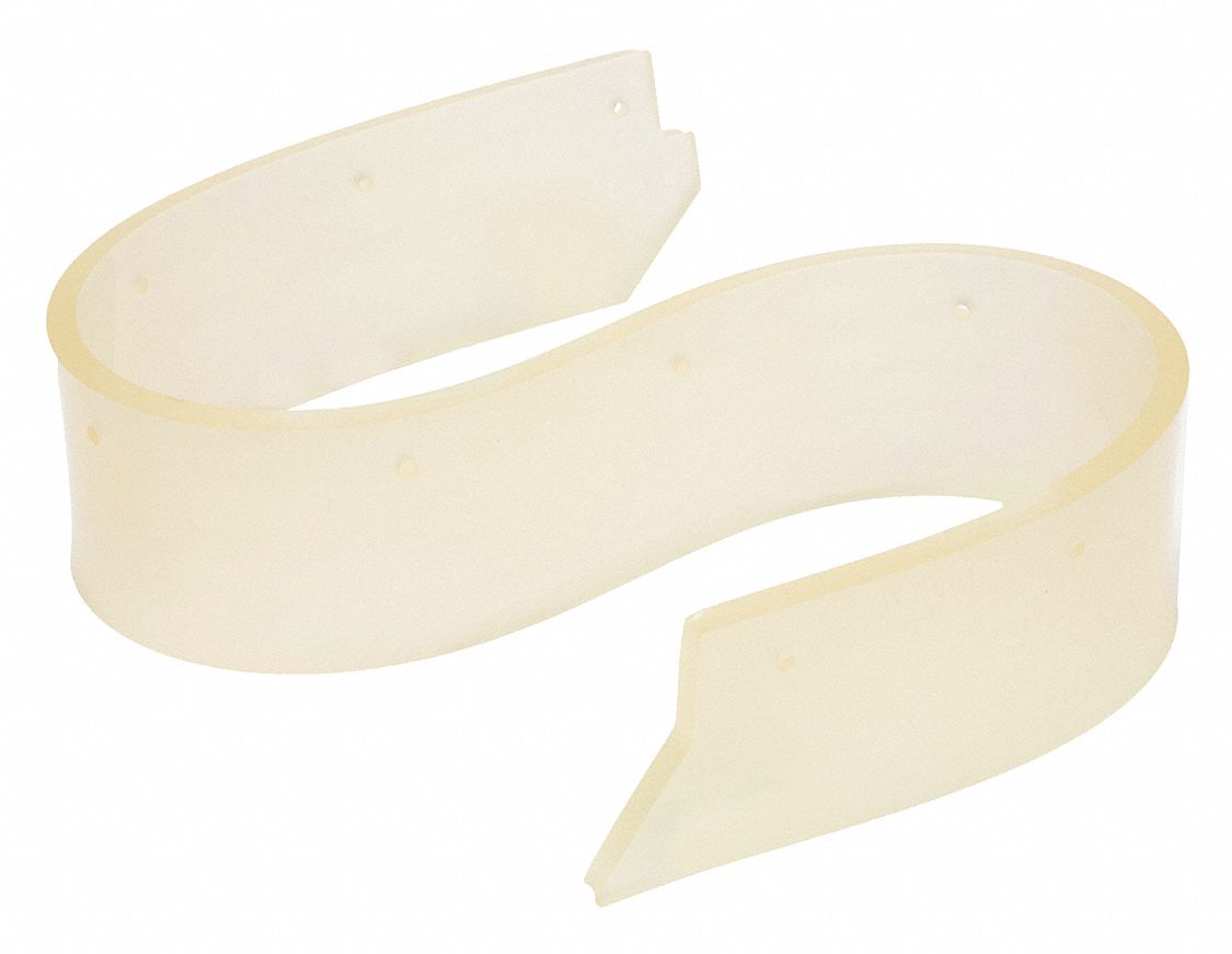 Side Squeegee Blade: Side Squeegee Blade, Polyurethane, 38 1/4 in Overall Lg, Natural