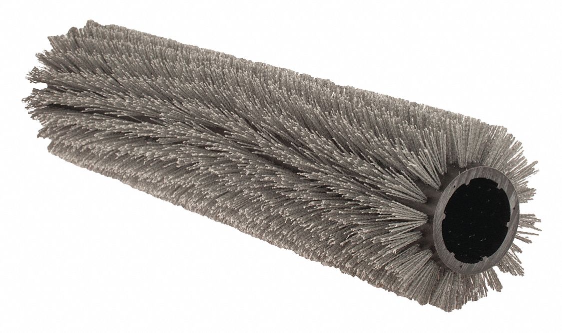 Floor Machine Brush: Cylindrical, 9 in Brush Dia, For Machine Size 40 in, Polypropylene