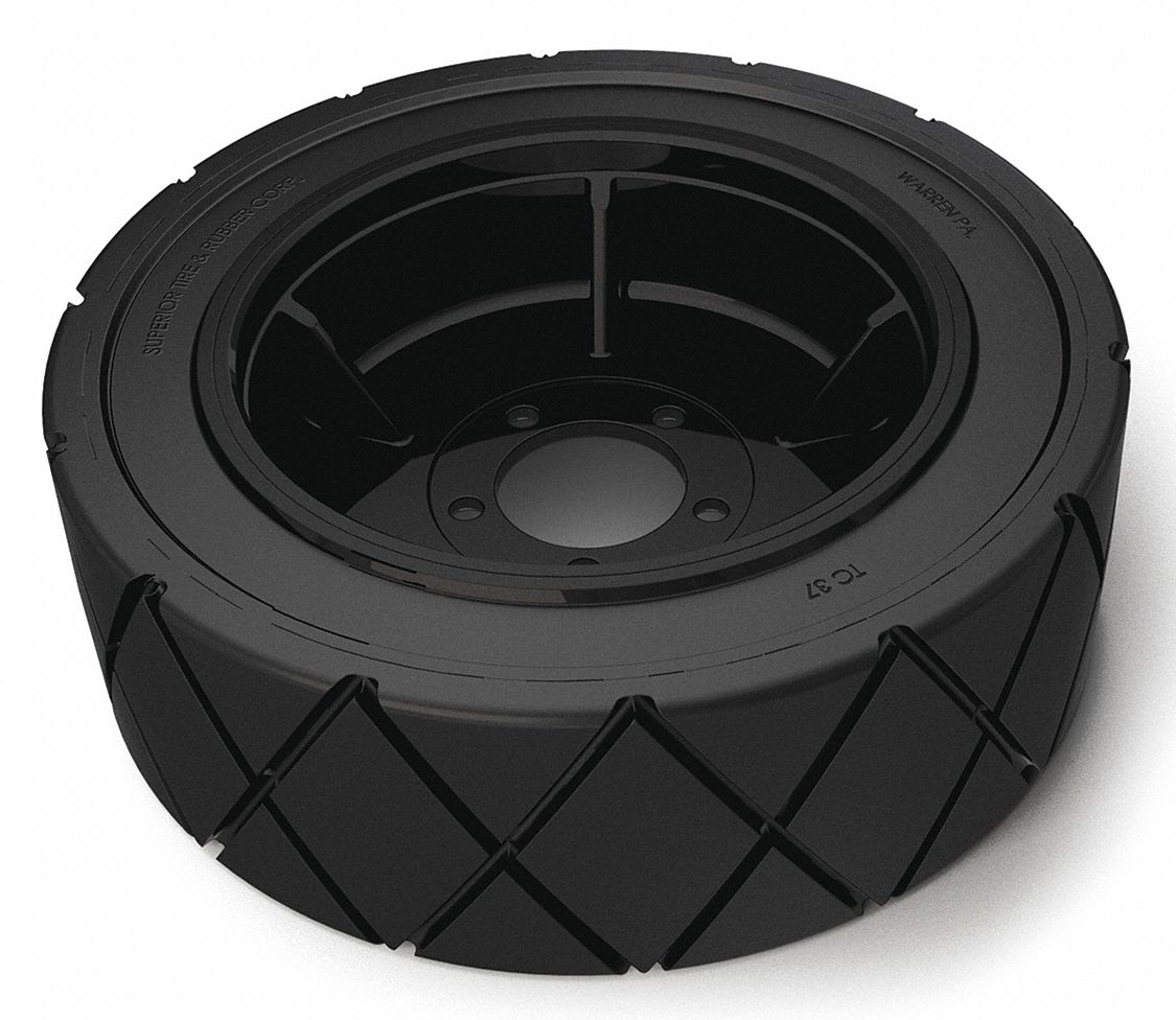 TENNANT, Solid Tire Assembly, For Use With Mfr. No. M30, Solid Tire ...