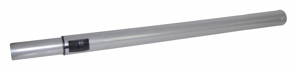 Extension Wand: Aluminum, For 1 1/4 in Hose Dia, 36 in Lg, 1 1/4 in Wd, 1 1/4 in Dp, Std