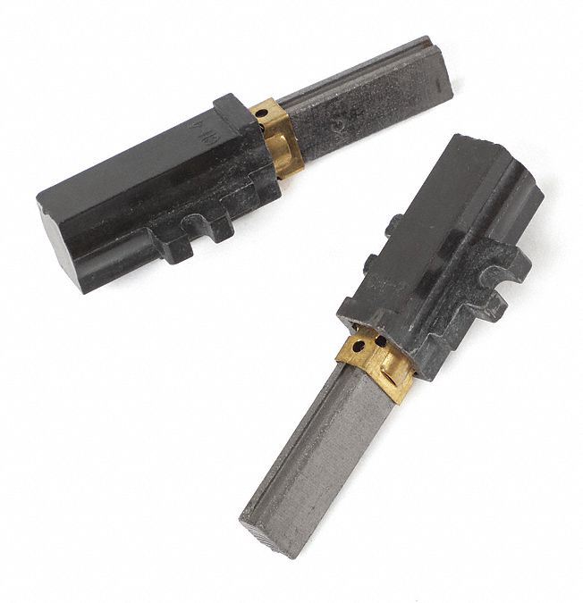 Carbon Brush Set: Carbon Brush Set, ProTeam, For Backpack Vacuum, 841933