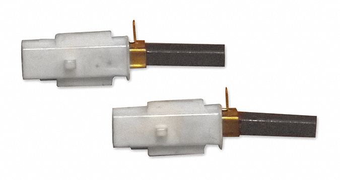 Carbon Brush Set: Carbon Brush Set, ProTeam, For Backpack Vacuum, 106904