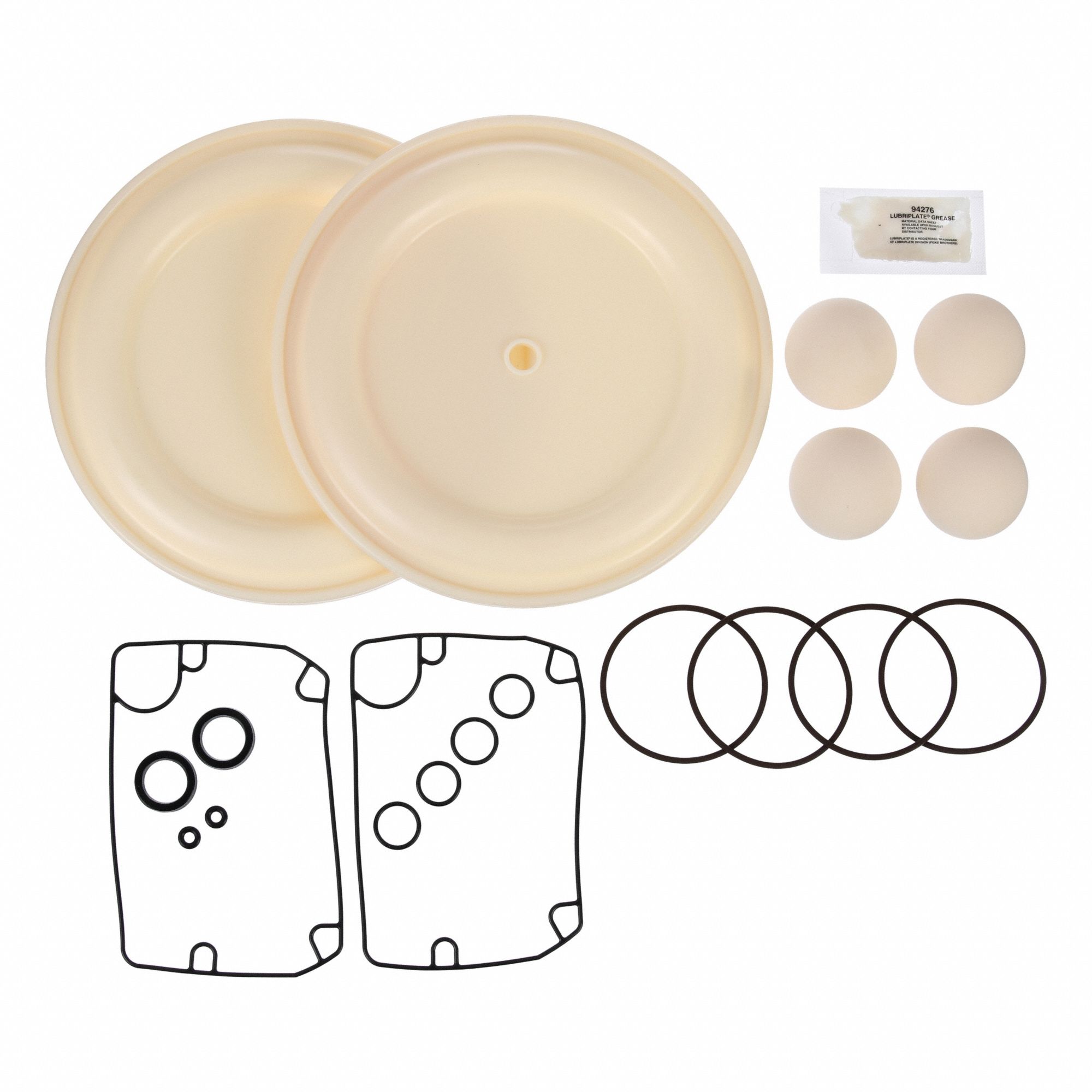 Diaphragm Pump Repair Kit: Fluid End Repair Kit, Air Operated Double Diaphragm Pump, Fluid, ARO
