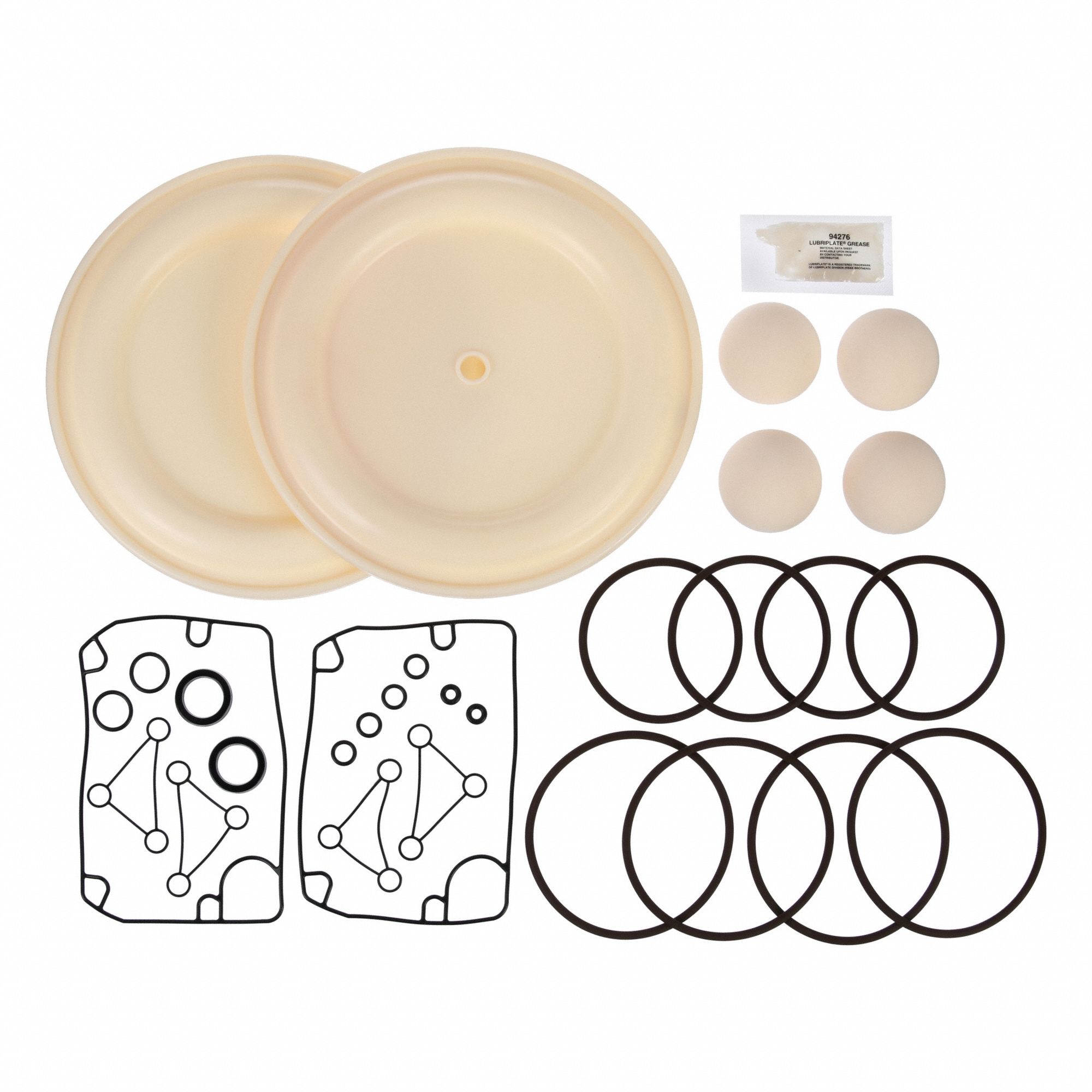 Diaphragm Pump Repair Kit: Fluid End Repair Kit, Air Operated Double Diaphragm Pump, Fluid, ARO