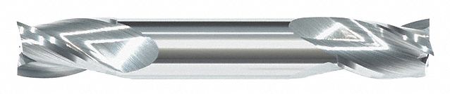 Square End Mill: Carbide, Double End, 3 Flute, 1/16" Mill Dia, 1/8" LOC, 1-1/2" OAL
