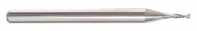 APPROVED VENDOR Square End Mill: Carbide, 2 Flute, 1/16" Mill Dia, 1" LOC, 2-1/2" OAL (MPN 251-001022)
