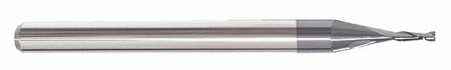Square End Mill: Carbide, AlTiN Coated, 2 Flute, 5/64" Mill Dia, 1/2" LOC
