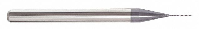 Ball End Mill: Carbide, AlTiN Coated, 4 Flute, 1/16" Mill Dia, 1" LOC, 2-1/2" OAL